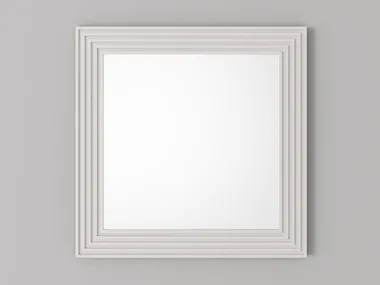 RAIL - Square framed wooden mirror _ Park Avenue